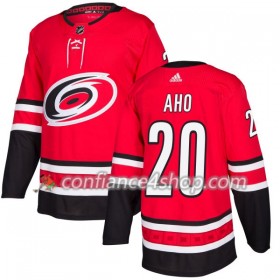 Adidas Maillot de Hockey Carolina Hurricanes Sebastian Aho 20 2017-2018 Rouge Authentic - Homme